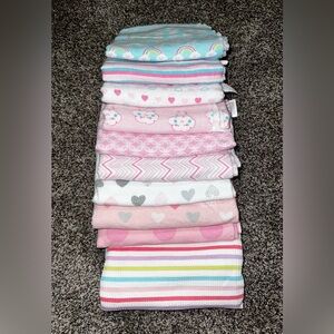 (10) baby girl blankets